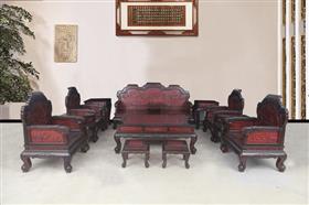 三福沙發（大紅酸枝）