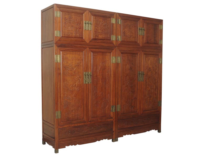 春色滿園頂箱柜